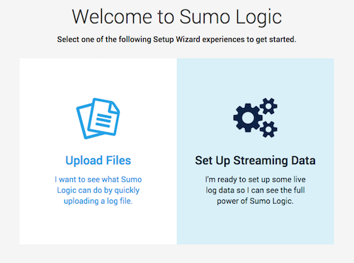 Sumo Logic Setup Wizard